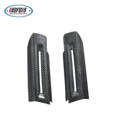 2pcs Real Carbon Fiber Interior trim Inside Door handle rest frame Panel Trim For Mustang 15-17