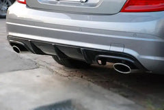 Carbon Fiber Rear Bumper Diffuser Lip For Mercedes Benz W204 C63 AMG 2009-2011