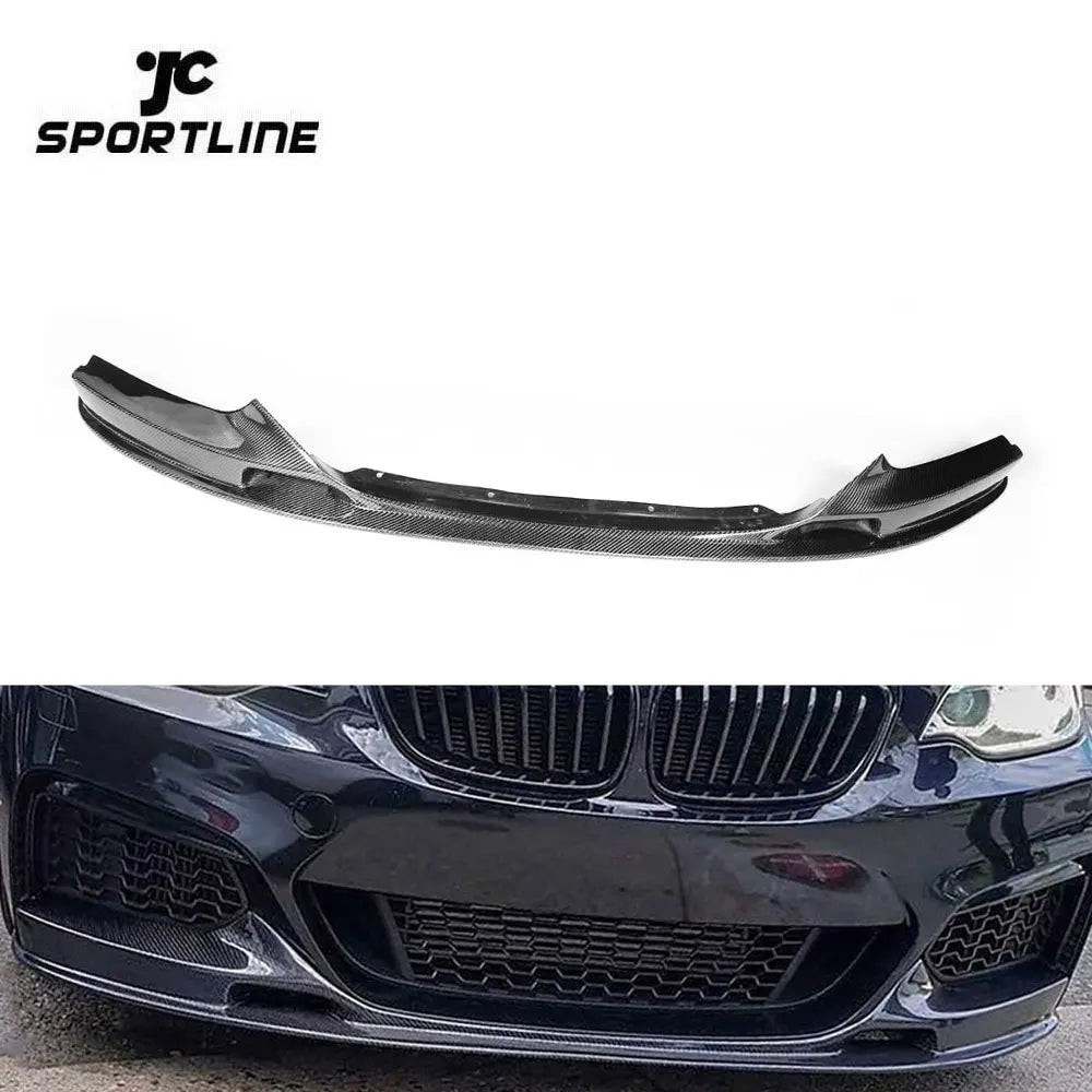 Carbon Fiber NEW 2 Series F22 Msport Front Lip Spoiler for BMW F22 M-tech M235i 230i 228i 14-17