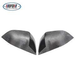 For Tesla Model 3 2018+ Real Dry Carbon Fiber Rearview Mirror Cover 2pcs Sticker Side Mirror Overlay