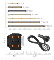 Cheap Offroad Rear Chase Cob Led Strobe Light Bar Traffic Advisor Hazard Warning Light Bar