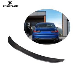 JCSportline G20 Carbon Auto High Kick Wing Spoiler for BMW G20 330i M340i Sedan 2019-2020