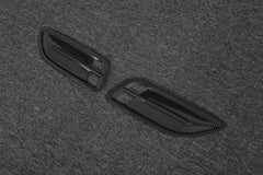 Dry Carbon Fiber Hood Vents Insert Cover Trims For KIA Stinger 2018 2023