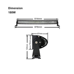 32inch 12v Rgb Halo Eye Chasing Led Light Bar Remote control and Bluetooth control for Car