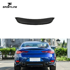 For Porsche 718 Boxster Carbon Fiber Rear Boot Spoiler Lip Wing Body kit 2016 2020