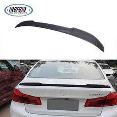 CS Style Carbon Fiber Rear Spoiler For BMW 5 Series G30 2018up Trunk Lip Spoiler Wing