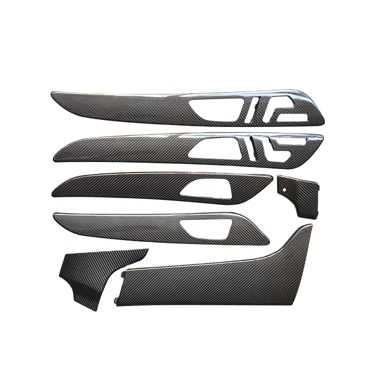 Gle Replacement Style Carbon fiber Car Interior Kits dashboard panel door Handle  cover For Mercedes Benz GLE High Version