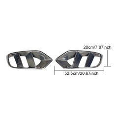 Carbon Fiber Front Mesh Grill Vents for Mercedes Benz C Class W205 Base Sedan 2015-2018 Factory Outlet Fog Lamp Intake