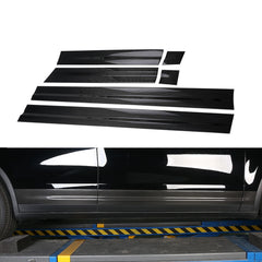 6PCS Carbon Fiber Side Body Trim Door Sill Panel For Porsche Cayenne 2014-2017 Exterior Kits