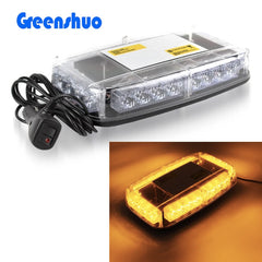 Wholesale Car Roof Top Led Warning Light Short Row Ceiling Strobe Lights With Magnetic Mount