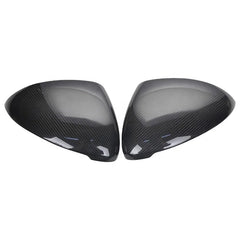 Carbon Fiber Side Mirror Cover Add on Type 100% Dry Carbon Rearview Mirror Cover For Porsche Cayenne 2014-2017