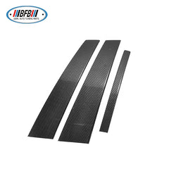 6 PCS Real Carbon Fiber Car Window B Pillar Trims For F30 2012-2016 Car Exterior Trims