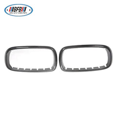 Dry Carbon Fiber Front Center Grille Cover Front Grill Frame Trim add on style For BMW X5 F15 2014-2016