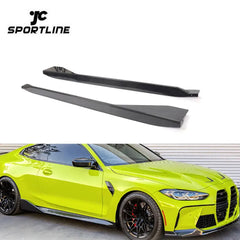 Real Carbon Fiber Side Skirts for BMW 4 Series G82 M4 Coupe 2-Door 2021- 2022