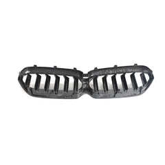 Replacement Dry Carbon Fiber Front Kidney Grille for BMW 5 Series G30 G38 LCI 530i Sedan 2021-2023