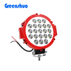 7inch 63w Led Driving Light Round Work Light Offroad Suv 4x4 Led Pod