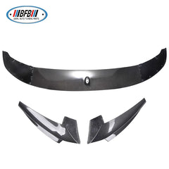 MP style Carbon Fiber Front Bumper Lip With Splitters For BMW 5 Series F10 2012-2016