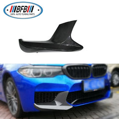 Real Carbon Fiber Front Bumper Lip Side Splitters Flaps Protector For BMW F90 M5 Bumper