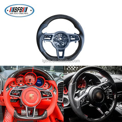 Customized Carbon Fiber Steering Wheel For Porsche Cayenne 2014-2017