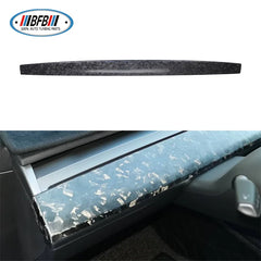 New Forged Carbon For Tesla Model 3 Interior Trim Center Console Dashboard Panel Cover Sticker