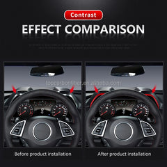 ES Real Carbon Fiber Dashboard Decorative Strip Trim For Chevrolet Camaro 2016 For Now Coupe Auto Interior Trim Accessories