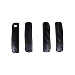 Real Dry Carbon Fiber Door Handles Cover Trim Car Accessories For Dodge Charger Challenger 2011-2020