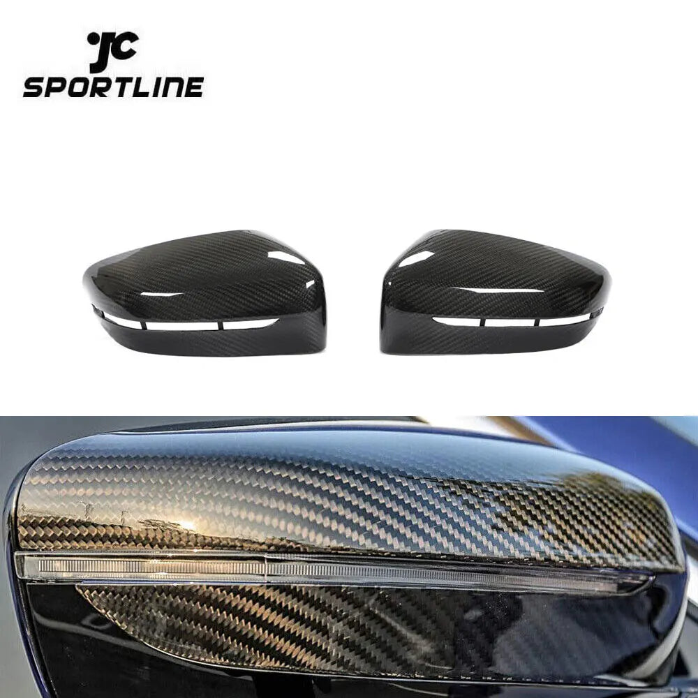 3 4 5 6 7 8 Series Dry Carbon Fiber Rearview Mirror Cover for BMW G20 G28 G22 G23 G24 G30 G38 G32 G14 G15 G16