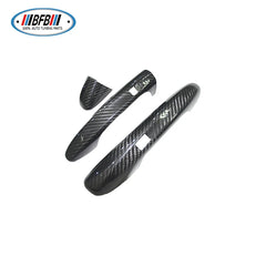 Real Dry Carbon Fiber  For Mercedes benz w205  Car Door Handle Cover Trim 3pcs/set