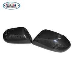 Dry Carbon Fiber Stick on Mirror Cover Fit For Toyota Camry Rear View Mirror Auto accessories