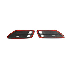 Dry Carbon Fiber Hood Scoop Vents Add-On Insert Cover Trims for KIA Stinger 2018-2023