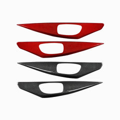 ES N-YFND-339 Car Interior Accessories Carbon Fiber Rear Side Door Trim Panel FOR Infiniti Q50 2015-2022 Car Accessories