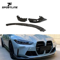 Carbon G82 M4 Front Bumper Lip Splitter Chin for BMW G8x G80 M3 G82 G83 M4 Competition 2021 2022