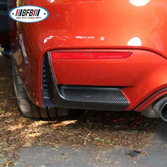 Car Exterior Accessories Real Carbon Fiber Rear Bumper Splitters For BMW M4 F82 2014up Car Side Splitter