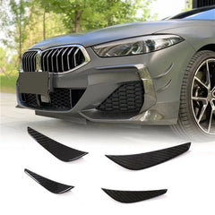 Dry Prepreg Carbon Fiber G14 G15 G16 Front Bumper Fins Canards Aprons Splitter for BMW 8 Series M850i Msport 2019 2020