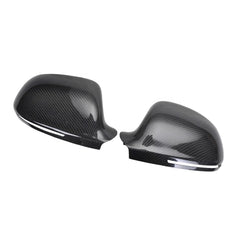 A4 B8 Real Carbon Fiber Side Mirror Covers For Audi Stick On Wing Mrror Cover 2009-2011