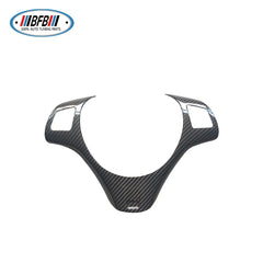 High Fitment For bmw 3 Series E92 Add On Real Dry Carbon Steering Wheel Moulding  Cover Trims Accessories 2006-2013