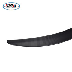 Real Dry Carbon Fiber Rear Spoiler Matte Finished Rear Trunk Wing for Tesla Model 3 2017-2019