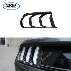 Full Carbon Fiber Rear Tail Light Lamp Light Cover For Mustang 2015+ exterior trims