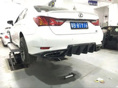 Modify Luxury Carbon fiber Rear Diffuser for Lexus GS350 F Sport Bumper Only 13-15