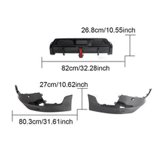 2Series G42 Carbon Fiber Rear Bumper Diffuser Protection for BMW G42 M TECH 2022-2023