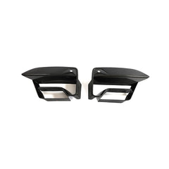 Dry carbon Front Fog Light Cover Fins Splitter For BMW F90 M5 Sedan 2021-2024