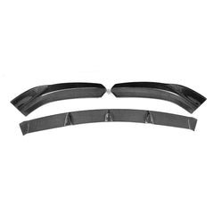 Carbon Fiber Facelift S3 Front Splitters Lip for Audi S3 A3 SLINE Sedan 4-Door 2017-2019