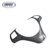 High Fitment For bmw 3 Series E92 Add On Real Dry Carbon Steering Wheel Moulding  Cover Trims Accessories 2006-2013