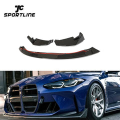 G80 G82 Carbon Front Bumper Lip for BMW 4 Series G80 M3 G82 M4 Coupe 2-Door 2021-2022 CSL Style