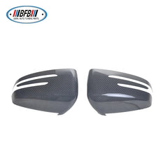 Real Carbon Fiber Side Mirror Cover Add on type For Mercedes X204 W212 W176 W246 W204 C117