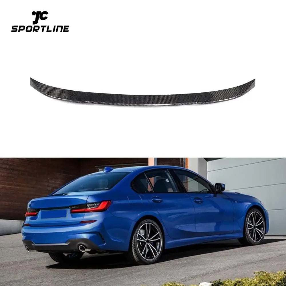 Carbon Fiber Rear Trunk Spoiler Boot Wing Lip For BMW 3 Series G20 G80 M3