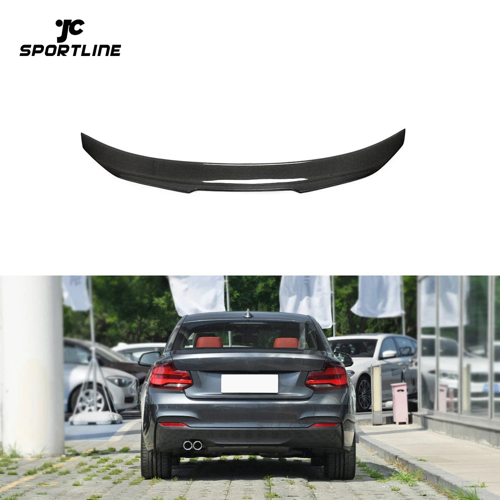 Carbon Fiber Rear Spoiler for BMW 2 Series F22 220i 228i 230i 235i F87 M2 M235i M240i Coupe 2-Door 2014-2019