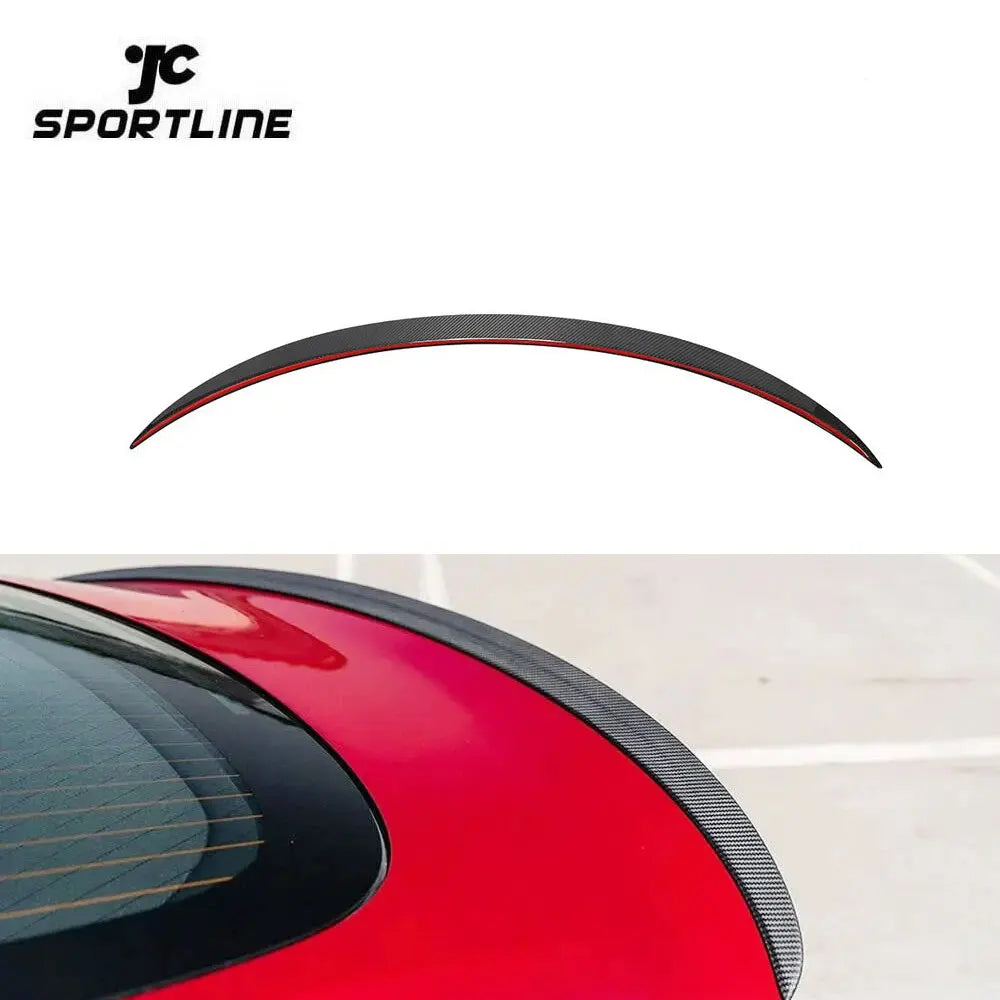 Carbon Fiber Rear Spoiler for Tesla Model 3 Sedan 4-Door 2017-2019 EV AUTO