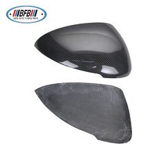 BFB Auto Parts Real Dry Carbon Fiber Mirror Cover Rear View Mirror Cover For Porsche Macan Add on type