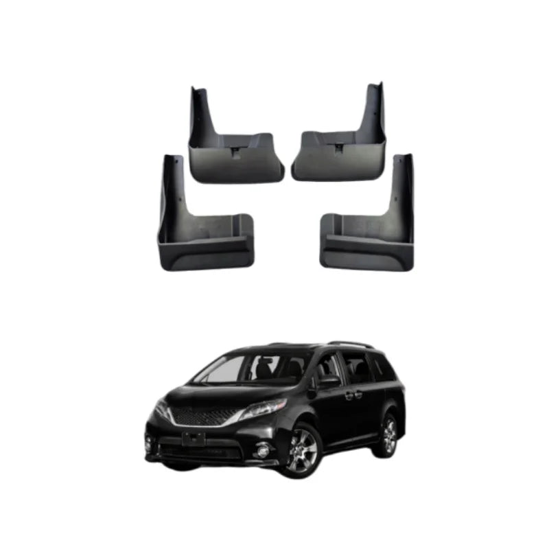 Auto Parts Front Rear Mudflaps Splasher Guards Fender For Toyota Sienna SE 2016-2019